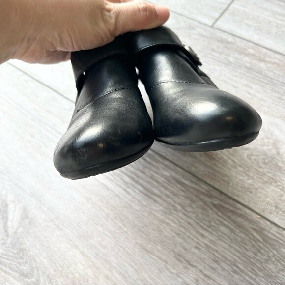 Josef Seibel Leather Ankle Boots in Black - Picture 4 of 13